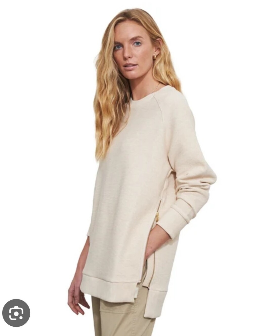 Varley Manning Sweatshirt In Oatmeal